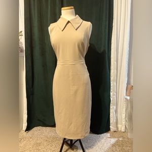 New Calvin Klein dress tan/ cream in color